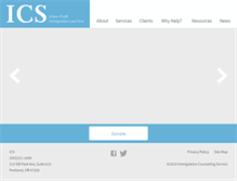 Tablet Screenshot of ics-law.org